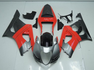 GSXR 1000 K3 2003-2004 Verkleidungen - Rot und Grau