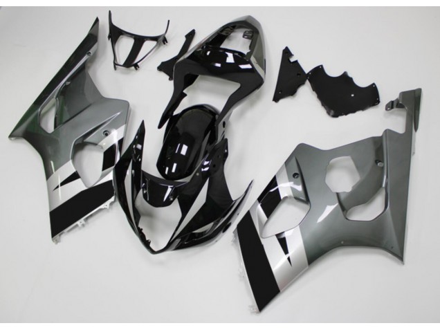 GSXR 1000 K3 2003-2004 Verkleidungen - Schwarz Grau GSXR 1000 K3 2003-2004 Verkleidungen - Schwarz Grau