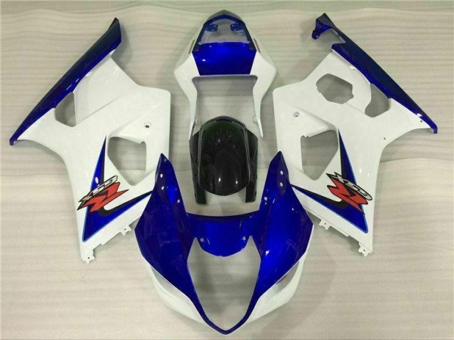 GSXR 1000 K3 2003-2004 Verkleidungen - Weiß Blau GSXR 1000 K3 2003-2004 Verkleidungen - Weiß Blau