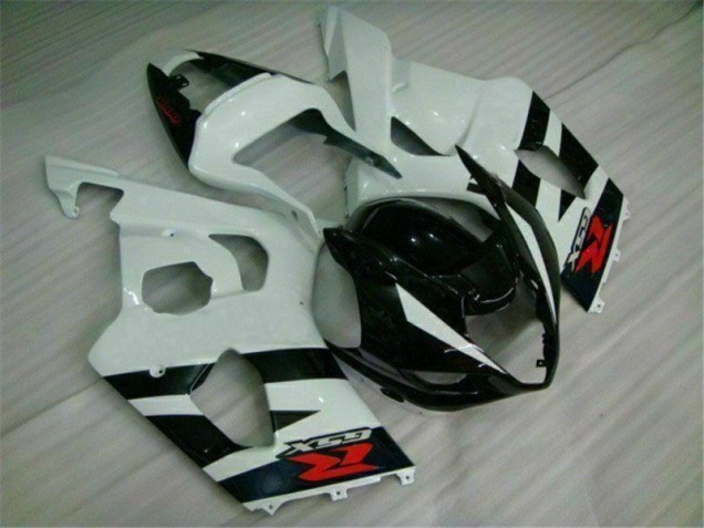 GSXR 1000 K3 2003-2004 Vollverkleidung - Weiß Schwarz GSXR 1000 K3 2003-2004 Vollverkleidung - Weiß Schwarz