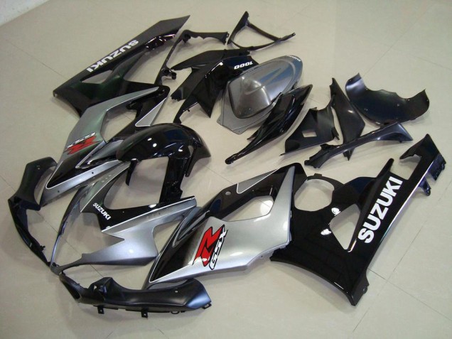 GSXR 1000 K5 2005-2006 Verkleidung - Grau Schwarz GSXR 1000 K5 2005-2006 Verkleidung - Grau Schwarz