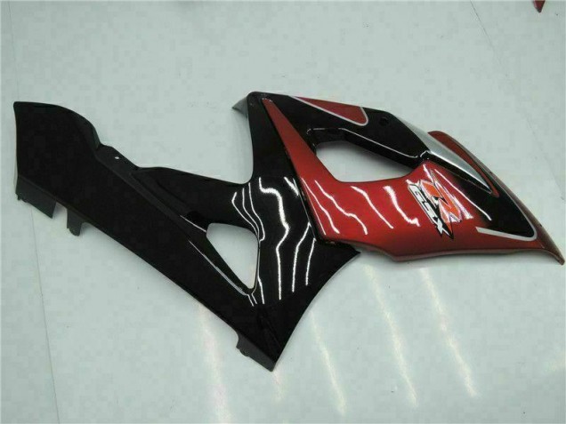 GSXR 1000 K5 2005-2006 Verkleidung - Rot Schwarz GSXR 1000 K5 2005-2006 Verkleidung - Rot Schwarz