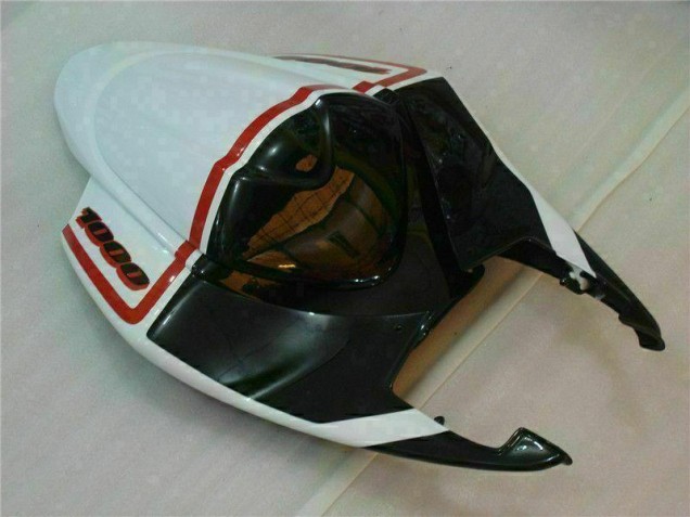 GSXR 1000 K5 2005-2006 Verkleidung - Weiß Schwarz GSXR 1000 K5 2005-2006 Verkleidung - Weiß Schwarz