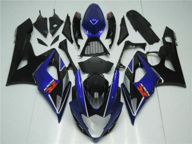 GSXR 1000 K5 2005-2006 Verkleidungen - Blau Schwarz