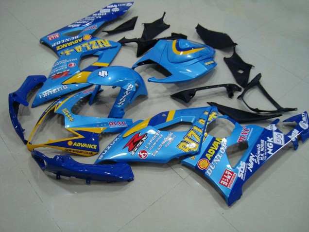 GSXR 1000 K5 2005-2006 Verkleidungen - Hell blau Rizla GSXR 1000 K5 2005-2006 Verkleidungen - Hell blau Rizla