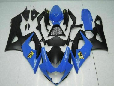 GSXR 1000 K5 2005-2006 Verkleidungen Komplett Sets - Blau Schwarz