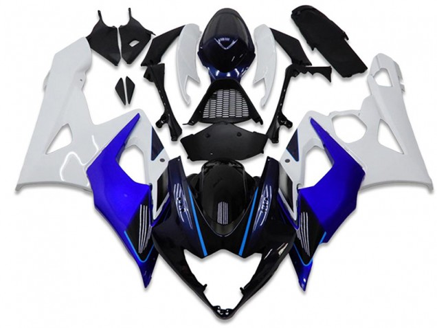 GSXR 1000 K5 2005-2006 Verkleidungen & Plastik - Blau Weiß GSXR 1000 K5 2005-2006 Verkleidungen & Plastik - Blau Weiß