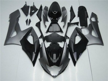 GSXR 1000 K5 2005-2006 Verkleidungen & Plastik - Grau Schwarz