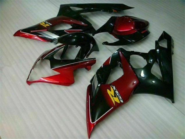 GSXR 1000 K5 2005-2006 Verkleidungen & Plastik - Rot Schwarz GSXR 1000 K5 2005-2006 Verkleidungen & Plastik - Rot Schwarz