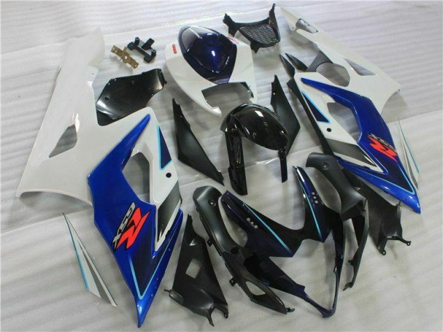 GSXR 1000 K5 2005-2006 Verkleidungen - Schwarz Blau Weiß GSXR 1000 K5 2005-2006 Verkleidungen - Schwarz Blau Weiß