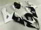 GSXR 1000 K5 2005-2006 Verkleidungen - Weiß Schwarz GSXR 1000 K5 2005-2006 Verkleidungen - Weiß Schwarz