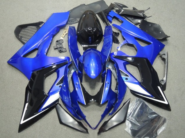 GSXR 1000 K5 2005-2006 Vollverkleidung - Blau Schwarz GSXR 1000 K5 2005-2006 Vollverkleidung - Blau Schwarz