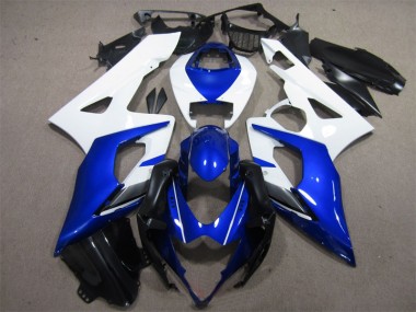 GSXR 1000 K5 2005-2006 Vollverkleidung - Blau Weiß
