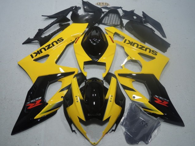 GSXR 1000 K5 2005-2006 Vollverkleidung - Gelb Schwarz GSXR 1000 K5 2005-2006 Vollverkleidung - Gelb Schwarz