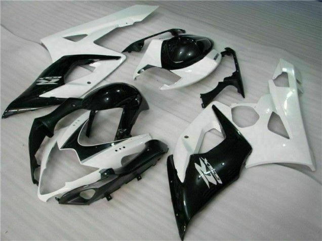 GSXR 1000 K5 2005-2006 Vollverkleidung - Weiß Schwarz GSXR 1000 K5 2005-2006 Vollverkleidung - Weiß Schwarz