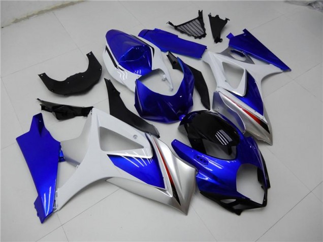 GSXR 1000 K7 2007-2008 Verkleidung - Blau Weiß GSXR 1000 K7 2007-2008 Verkleidung - Blau Weiß