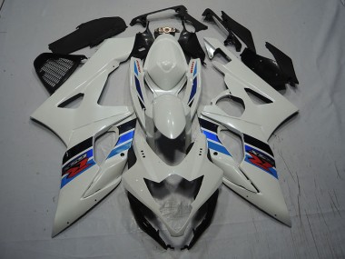 GSXR 1000 K7 2007-2008 Verkleidung - Weiß Blau