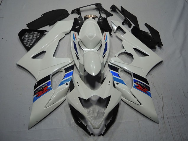 GSXR 1000 K7 2007-2008 Verkleidung - Weiß Blau GSXR 1000 K7 2007-2008 Verkleidung - Weiß Blau