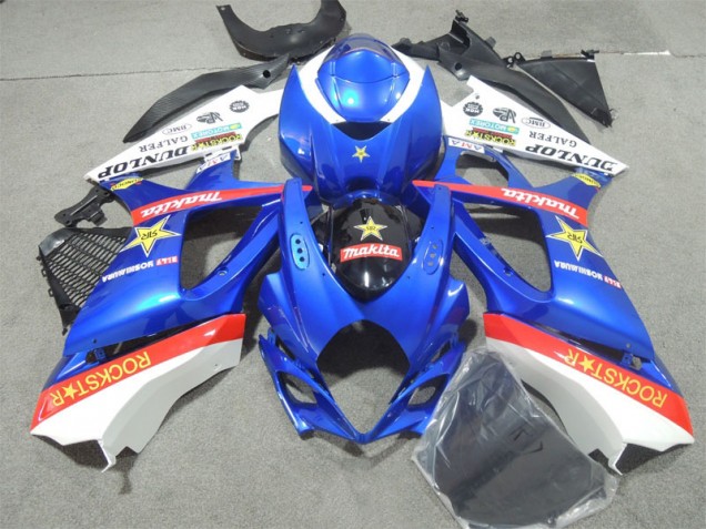 GSXR 1000 K7 2007-2008 Verkleidungen - Blau Rockstar GSXR 1000 K7 2007-2008 Verkleidungen - Blau Rockstar