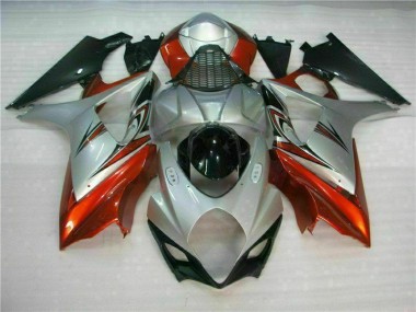 GSXR 1000 K7 2007-2008 Verkleidungen - Braun Silber