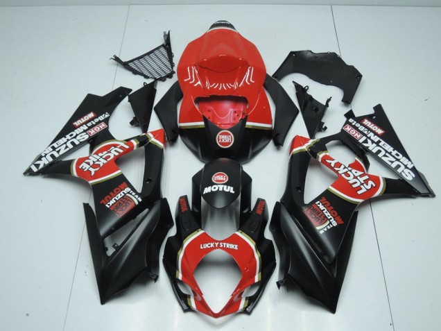 GSXR 1000 K7 2007-2008 Verkleidungen - Matt Lucky Strike GSXR 1000 K7 2007-2008 Verkleidungen - Matt Lucky Strike