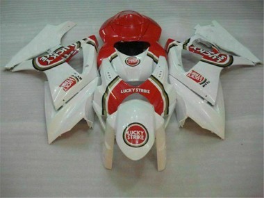 GSXR 1000 K7 2007-2008 Verkleidungen - Rot Weiß