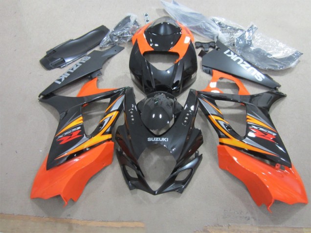 GSXR 1000 K7 2007-2008 Verkleidungen - Schwarz Orange GSXR 1000 K7 2007-2008 Verkleidungen - Schwarz Orange