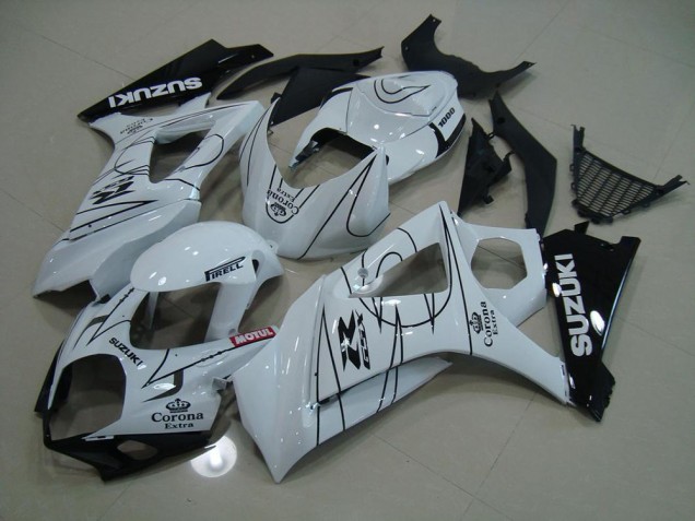 GSXR 1000 K7 2007-2008 Verkleidungen - Weiß Corona GSXR 1000 K7 2007-2008 Verkleidungen - Weiß Corona