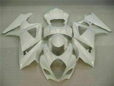 GSXR 1000 K7 2007-2008 Verkleidungen - Weiß