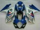 GSXR 1000 K7 2007-2008 VollVerkleidungen & Plastik - Blau Weiß GSXR 1000 K7 2007-2008 VollVerkleidungen & Plastik - Blau Weiß