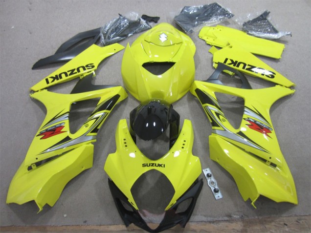 GSXR 1000 K7 2007-2008 Vollverkleidung - Gelb Schwarz GSXR 1000 K7 2007-2008 Vollverkleidung - Gelb Schwarz