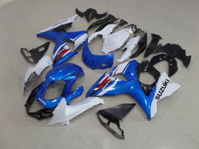 GSXR 1000 K9 2009-2016 Motorrad Verkleidung - Blau Weiß GSXR 1000 K9 2009-2016 Motorrad Verkleidung - Blau Weiß