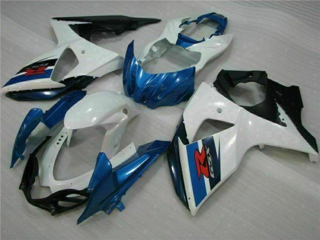 GSXR 1000 K9 2009-2016 Motorrad Verkleidungen - Blau Weiß GSXR 1000 K9 2009-2016 Motorrad Verkleidungen - Blau Weiß