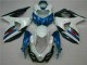 GSXR 1000 K9 2009-2016 Motorrad Verkleidungen - Blau Weiß GSXR 1000 K9 2009-2016 Motorrad Verkleidungen - Blau Weiß