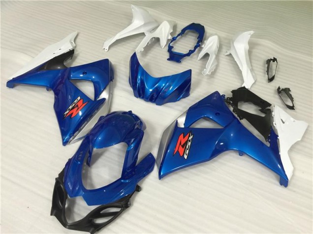 GSXR 1000 K9 2009-2016 Verkleidung & Plastik - Blau Weiß GSXR 1000 K9 2009-2016 Verkleidung & Plastik - Blau Weiß