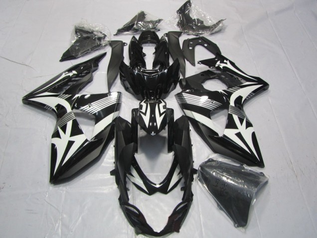 GSXR 1000 K9 2009-2016 Verkleidung - Schwarz Weiß GSXR 1000 K9 2009-2016 Verkleidung - Schwarz Weiß