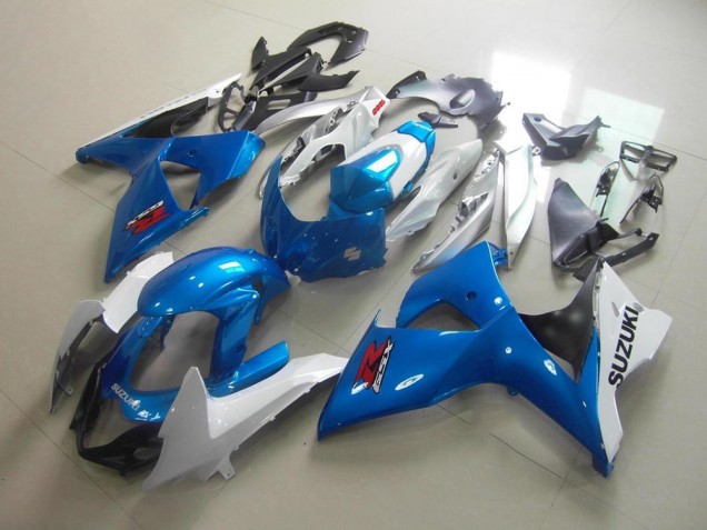 GSXR 1000 K9 2009-2016 Verkleidung - Weiß Blau GSXR 1000 K9 2009-2016 Verkleidung - Weiß Blau