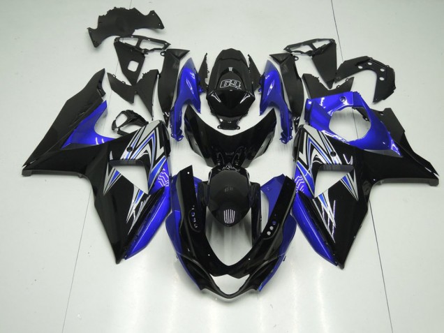 GSXR 1000 K9 2009-2016 Verkleidungen - Blau und Schwarz GSXR 1000 K9 2009-2016 Verkleidungen - Blau und Schwarz