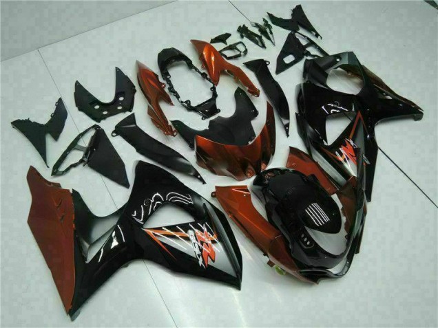 GSXR 1000 K9 2009-2016 Verkleidungen - Braun Schwarz GSXR 1000 K9 2009-2016 Verkleidungen - Braun Schwarz