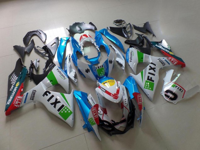 GSXR 1000 K9 2009-2016 Verkleidungen - Hell blau Fixi GSXR 1000 K9 2009-2016 Verkleidungen - Hell blau Fixi