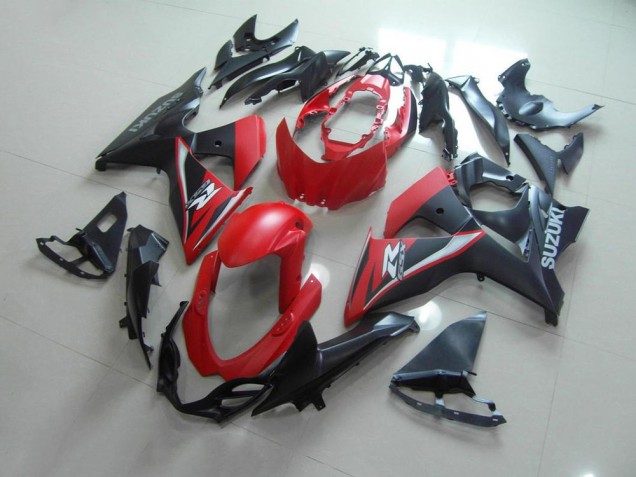 GSXR 1000 K9 2009-2016 Verkleidungen - Mattrotschwarz GSXR 1000 K9 2009-2016 Verkleidungen - Mattrotschwarz