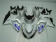 GSXR 1000 K9 2009-2016 Verkleidungen - Silber Weiß GSXR 1000 K9 2009-2016 Verkleidungen - Silber Weiß