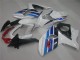 GSXR 1000 K9 2009-2016 Verkleidungen - Weiß Blau GSXR 1000 K9 2009-2016 Verkleidungen - Weiß Blau