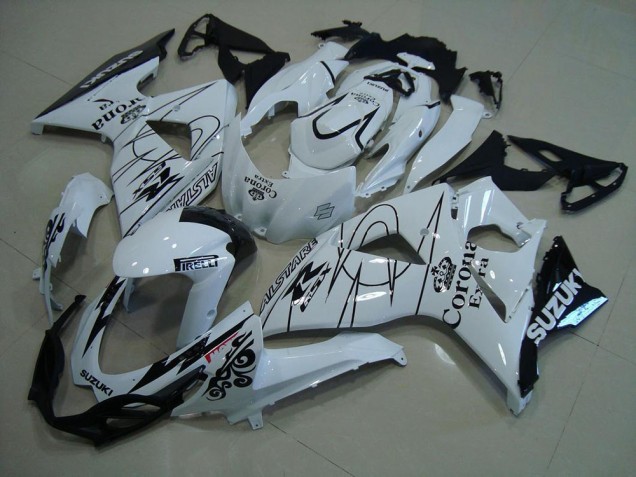 GSXR 1000 K9 2009-2016 Verkleidungen - Weiß Corona GSXR 1000 K9 2009-2016 Verkleidungen - Weiß Corona