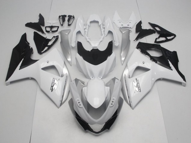 GSXR 1000 K9 2009-2016 Verkleidungen - Weiß OEM Stil GSXR 1000 K9 2009-2016 Verkleidungen - Weiß OEM Stil