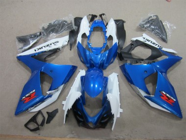 GSXR 1000 K9 2009-2016 VollVerkleidungen & Plastik - Blau Weiß