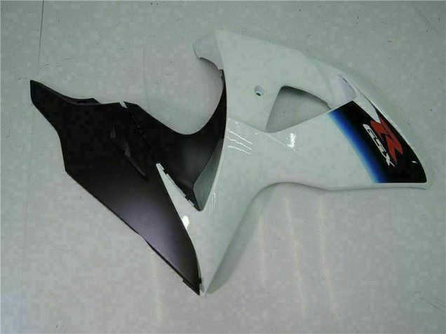 GSXR 1000 K9 2009-2016 Vollverkleidung - Weiß Schwarz GSXR 1000 K9 2009-2016 Vollverkleidung - Weiß Schwarz