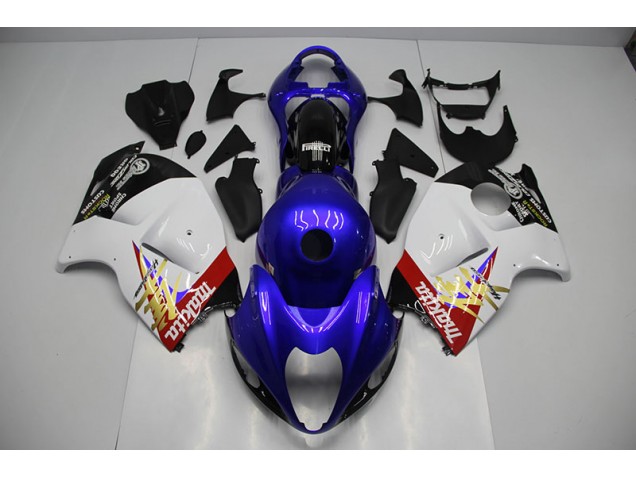 GSXR 1300 Hayabusa 1996-2007 Verkleidung - Blau Weiß GSXR 1300 Hayabusa 1996-2007 Verkleidung - Blau Weiß