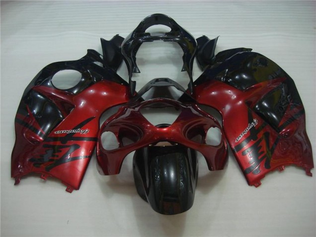 GSXR 1300 Hayabusa 1996-2007 Verkleidung - Rot Schwarz GSXR 1300 Hayabusa 1996-2007 Verkleidung - Rot Schwarz