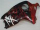 GSXR 1300 Hayabusa 1996-2007 Verkleidung - Schwarz rote Flamme GSXR 1300 Hayabusa 1996-2007 Verkleidung - Schwarz rote Flamme